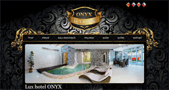 Desktop Screenshot of luxhotel-onyx.cz